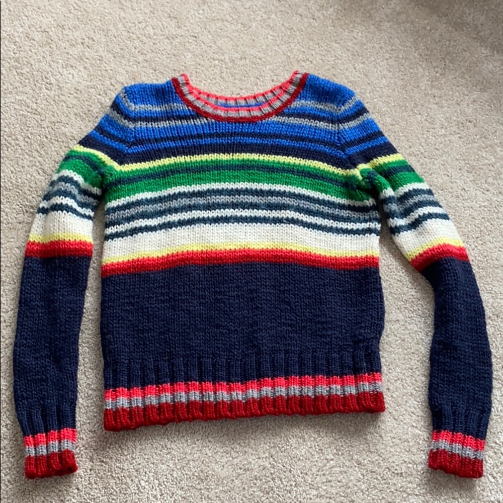 funky colorful sweater